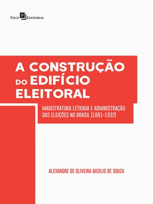 cover image of A Construção do Edifício Eleitoral